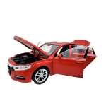 Macheta Honda Accord Sport Hybrid rosie 1:24 replica metal lumini si sunete usi capota si portbagaj deschise - imagine 5