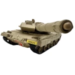 Macheta Tanc militar Leopard 2A6 1:32 replica metal lumini sunete turela rotativa scoate fum si sistem de tragere cu arc - imagine 7