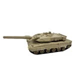 Macheta Tanc militar Leopard 2A6 1:32 replica metal lumini sunete turela rotativa scoate fum si sistem de tragere cu arc - imagine 8