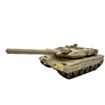 Macheta Tanc militar Leopard 2A6 1:32 replica metal lumini sunete turela rotativa scoate fum si sistem de tragere cu arc - imagine 13