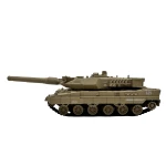 Macheta Tanc militar Leopard 2A6 1:32 replica metal lumini sunete turela rotativa scoate fum si sistem de tragere cu arc - imagine 15