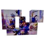 Puzzle magnetic Zootopia 20 piese cuburi magnetice imagine 6 fete pentru copii - imagine 4