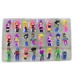 Set figurine K-Pop Demon Hunters 24 buc colectie personaje breloc pentru copii