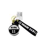 Breloc minge baschet cu bratara silicon Love Irving 11 accesoriu chei sport