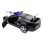 Macheta Ford Mustang politie 1:32 replica metal lumini si sunete usi capota si portbagaj deschise
