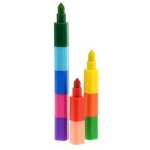 Set 2 Creioane Multicolore Toi-Toys - 10 Culori Interschimbabile - imagine 3