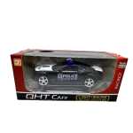 Macheta Ford Mustang politie 1:32 replica metal lumini si sunete usi capota si portbagaj deschise - imagine 3