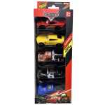 Set 5 Machete Cars cu lansator catapulta masini Lightning McQueen Sheriff Mater