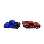 Set 5 Machete Cars cu lansator catapulta masini Lightning McQueen Sheriff Mater - imagine 4