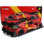 Macheta metal BBURAGO FERRARI 24h Le Mans 499P 3.0L TURBO la scara 1/18 - imagine 6
