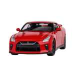 Macheta metalica BURAGO NISSAN 1:24 GT-R (R35) COUPE rosu - imagine 4