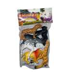 Set animale salbatice figurine plastic 6 piese Wild Animal