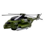 Elicopter militar de jucarie cu elice rotative sunete si lumini led
