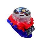 Ceas copii Avengers Captain America electronic cu capac rotitor 3 ani - imagine 5