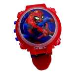 Ceas copii Avengers Spiderman electronic cu capac rotitor - imagine 3