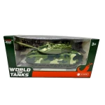 Macheta tanc militar camuflaj replica plastic roti functionale