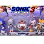Set figurine Sonic 3 Robotnik personaje jucarii colectie Sonic Tails Shadow 7 piese - imagine 3