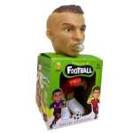 Figurina fotbalist Cristiano Ronaldo antistres cu bula de mestecat Football squeeze jucarie haioasa