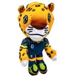 Breloc plus mascota leopard fotbal jucarie de agatat pentru copii 20cm