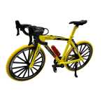Macheta bicicleta sport din metal roti si pedale mobile model cursiera - imagine 6