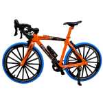 Macheta bicicleta sport din metal roti si pedale mobile model cursiera - imagine 7