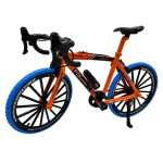 Macheta bicicleta sport din metal roti si pedale mobile model cursiera - imagine 8
