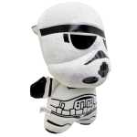 Papusa plus soldat Star Wars trooper alb negru jucarie moale pentru copii ideala pentru cadou si colectie 20cm - imagine 3