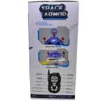 Robot interactiv Space Armor cu telecomanda trage cu discuri lumini sunete si miscare - imagine 6