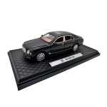 Macheta Bentley Mulsanne negru 1:24 replica metal lumini si sunete usi capota portbagaj deschise - imagine 6