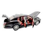 Macheta Bentley Mulsanne negru 1:24 replica metal lumini si sunete usi capota portbagaj deschise - imagine 22