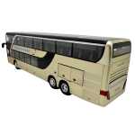 Macheta metal Autobuz Setra auriu etajat 1:32 model autocar turistic cu usi si compartimente deschise sunet si lumini - imagine 6
