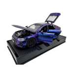 Macheta Audi RS7 scara 1:32 replica metal mov perlat usi capota portbagaj deschise - imagine 12