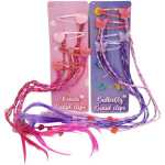 Set 4 agrafe de par Braid Clips cu extensii impletite si diverse forme - imagine 3