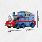 Trenulet de jucarie transformabil in robot cu lumini si sunete Classic Train - imagine 5