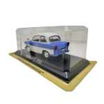 Macheta Trabant P50 alb albastru 1:43 - imagine 3