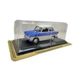 Macheta Trabant P50 alb albastru 1:43