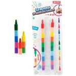 Set 2 Creioane Multicolore Toi-Toys - 10 Culori Interschimbabile
