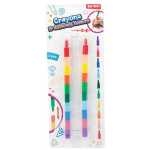 Set 2 Creioane Multicolore Toi-Toys - 10 Culori Interschimbabile - imagine 6