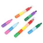 Set 2 Creioane Multicolore Toi-Toys - 10 Culori Interschimbabile - imagine 7