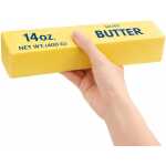 Jucarie Squishy in forma de pachet unt Salted Butter 23cm - imagine 7