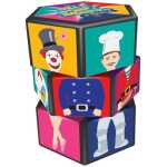 Cub magic pliabil Mix & Match Puzzle interactiv cu personaje vesele