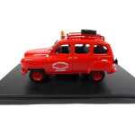 Macheta Renault Colorale Prairie 4x4 Break Incendie 1955 1:43 replica metal rosu - imagine 4