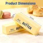 Jucarie Squishy pachet unt 13 cm pentru eliberare stres - imagine 6