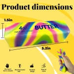 Jucarie Squishy pachet unt multicolor 13 cm pentru eliberare stres - imagine 3