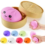 Jucarie Squishy Squishy Dumpling surpriza 6cm