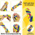 Jucarie Squishy pachet unt multicolor 13 cm pentru eliberare stres - imagine 6