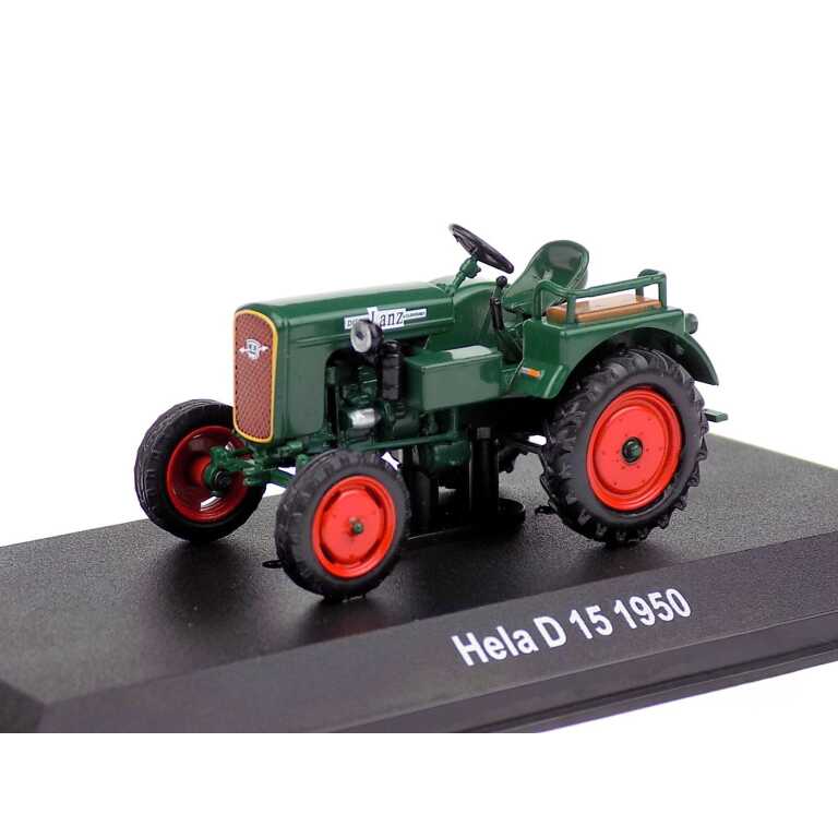 Macheta Tractor Hela D15 1950 1:43 replica metal verde