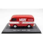 Macheta Fiat 1000 T Migri Barilla 1965 1:43 replica metal alb rosu - imagine 5