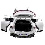 Macheta replica Ferrari Purosangue alba 1:24 metal lumini sunete usi si capote functionale - imagine 11