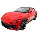 Macheta replica Ferrari Purosangue rosu 1:24 metal lumini sunete usi si capote functionale - imagine 3